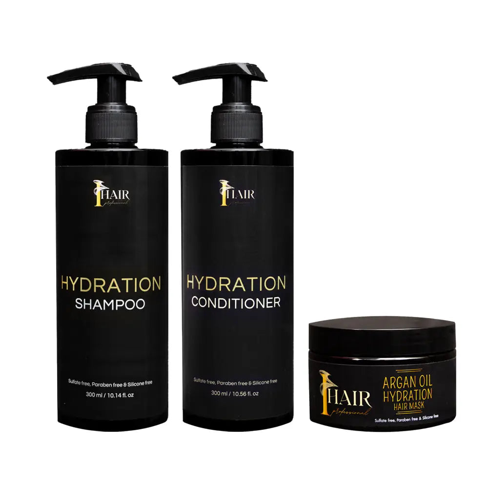 Hydration Argan Oil Shampoo, Conditioner & Mask 300MLHaarproducten voor gezond en glanzend haar. I Hair Professional I Hair Professional