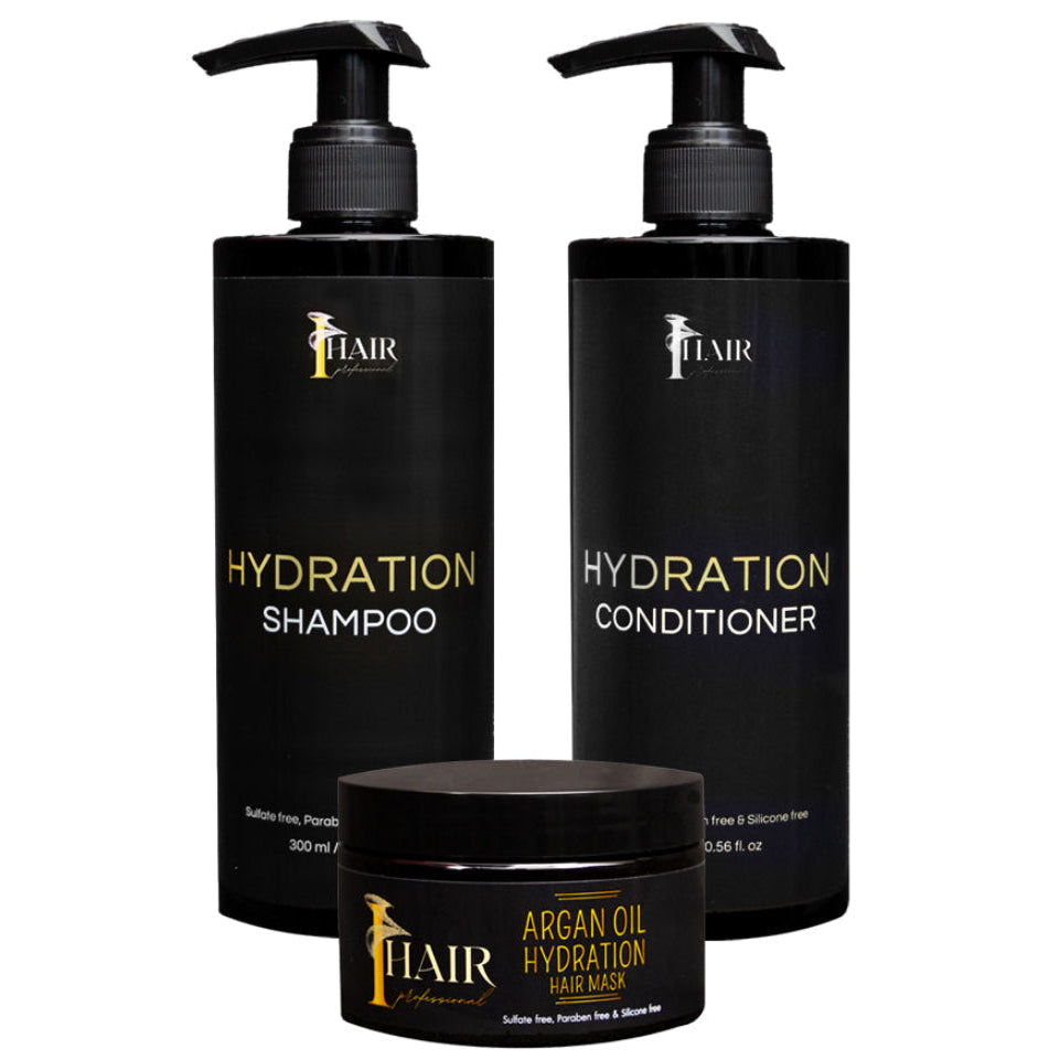Hydration Argan Oil Shampoo, Conditioner & Mask 300ML, front view