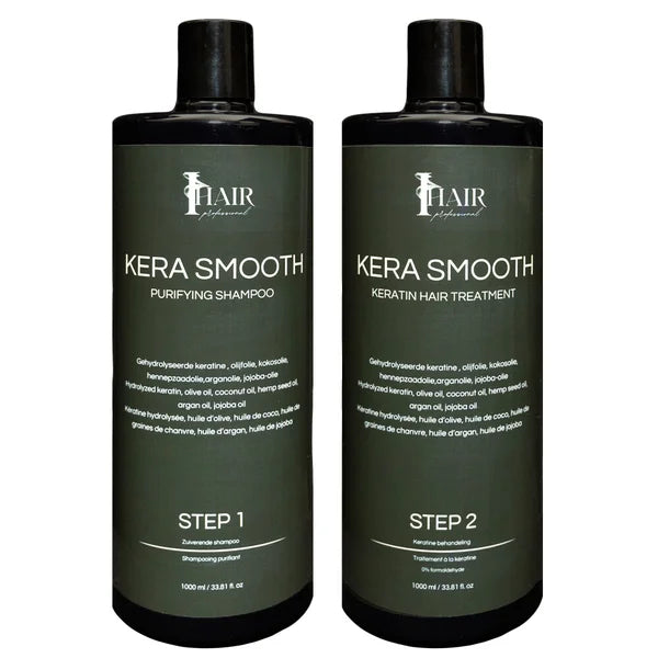 Kera Smooth Keratinebehandeling Step 1 & 2 1000ML | ihairprofessional